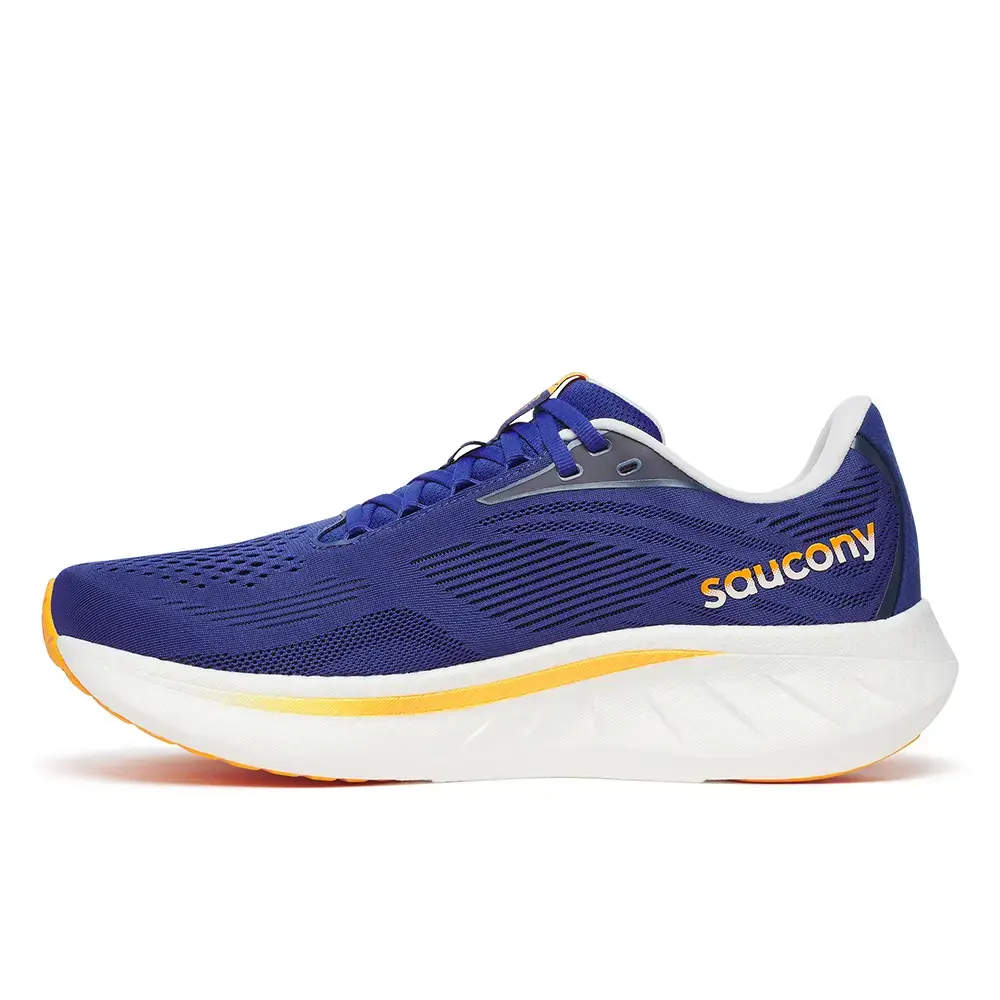 Saucony Ride 18 Hardloopschoenen Blauw/Oranje Heren