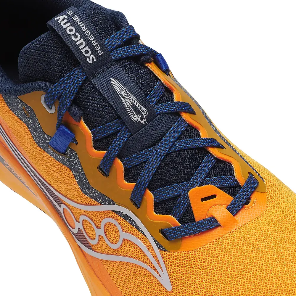 Saucony Peregrine 15 Trail Hardloopschoenen Oranje/Blauw Heren