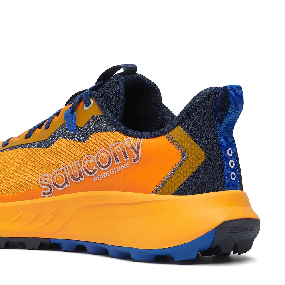 Saucony Peregrine 15 Trail Hardloopschoenen Oranje/Blauw Heren