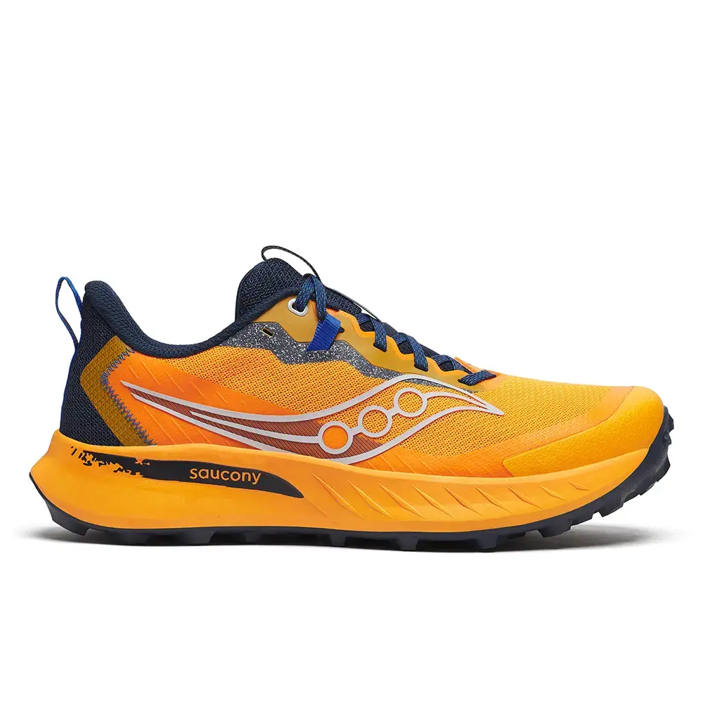 Saucony Peregrine 15 Trail Hardloopschoenen Oranje/Blauw Heren