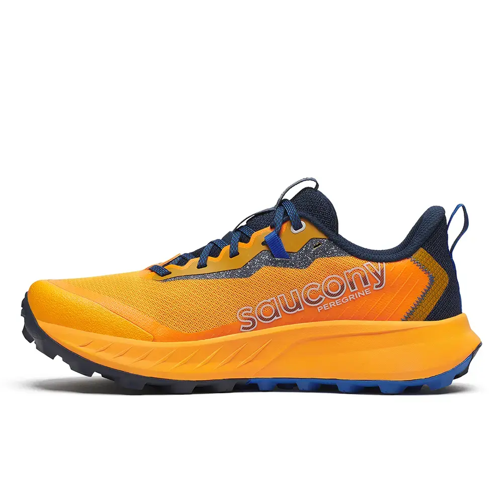 Saucony Peregrine 15 Trail Hardloopschoenen Oranje/Blauw Heren