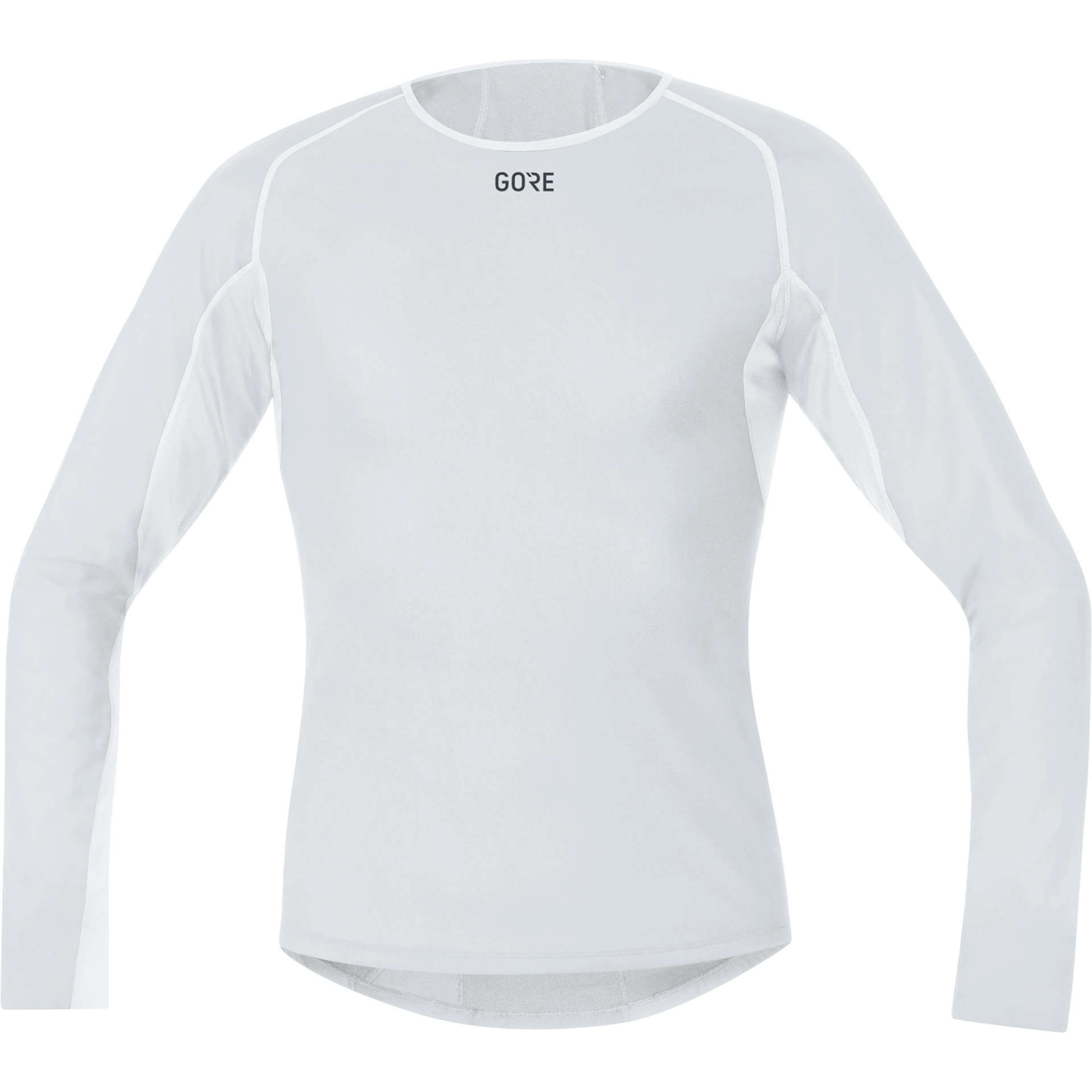 GORE Wear Windstopper BL Thermo Thermoshirt Lange Mouwen Wit/Grijs Heren