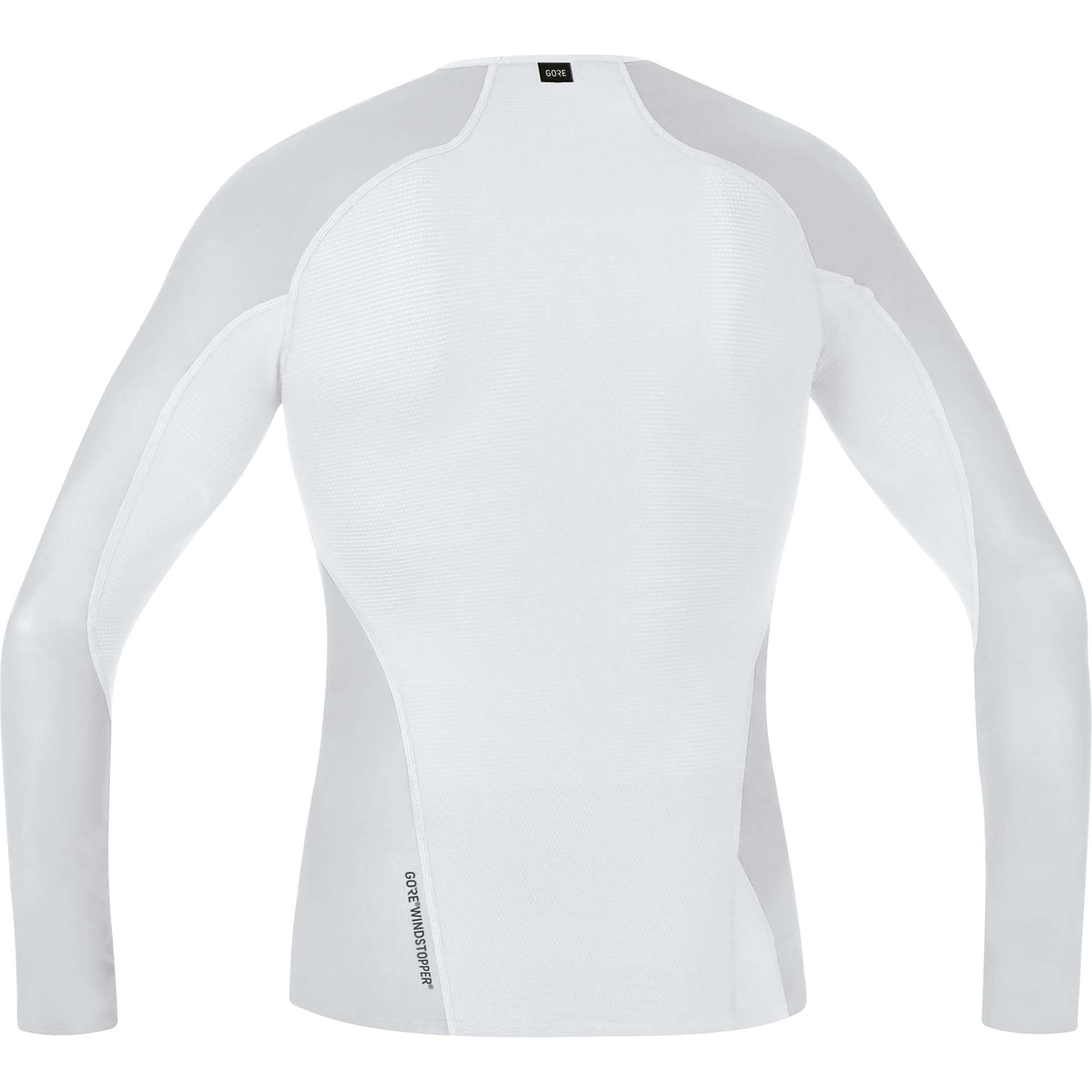 GORE Wear Windstopper BL Thermoshirt Lange Mouwen Wit/Grijs Heren