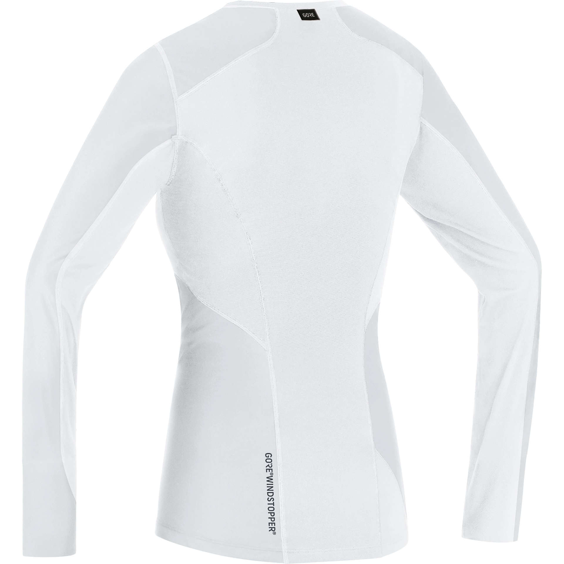 GORE Wear Windstopper BL Thermo Thermoshirt Lange Mouwen Wit/Grijs Dames