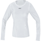 GORE Wear Windstopper BL Thermo Thermoshirt Lange Mouwen Wit/Grijs Dames