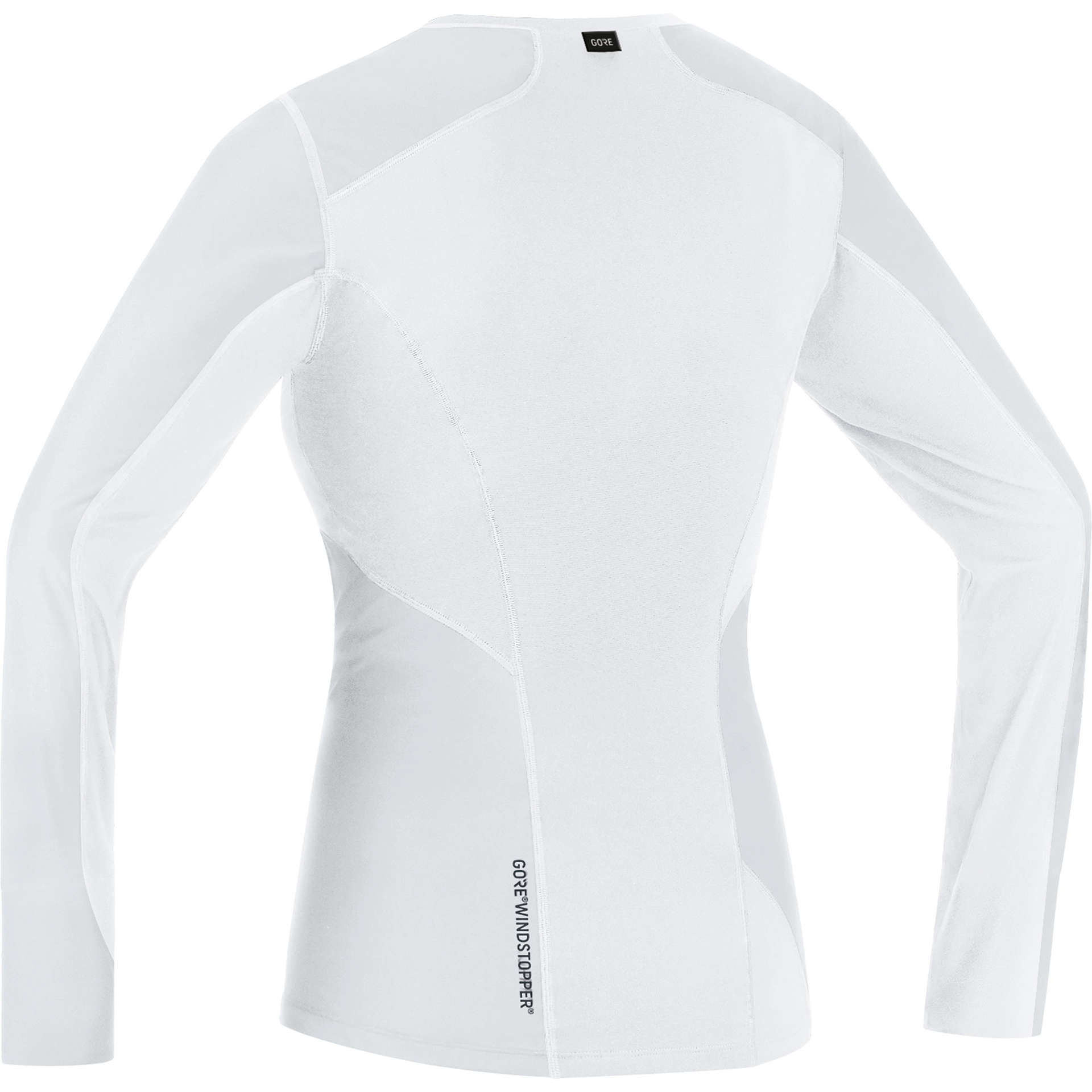 GORE Wear Windstopper BL Thermoshirt Lange Mouwen Wit/Grijs Dames