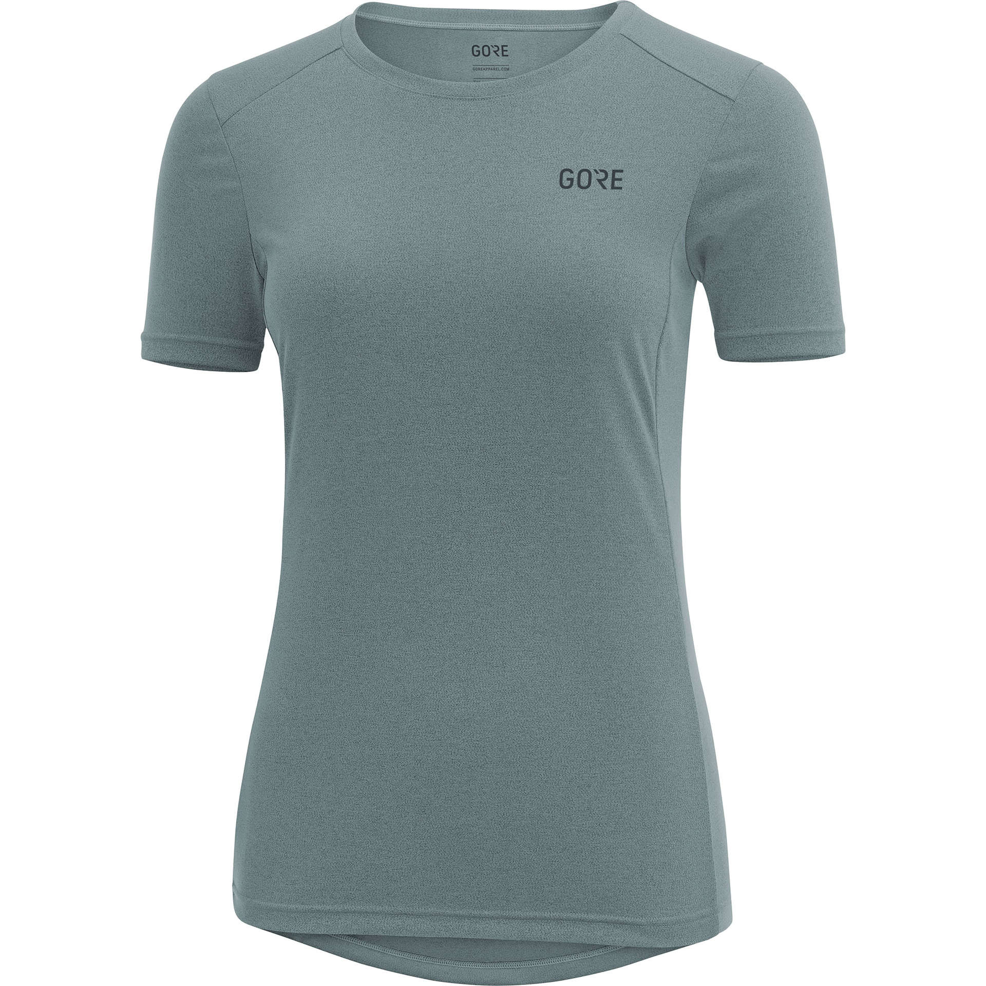 GORE Wear R3 Melange Hardloopshirt Korte Mouwen GrijsBlauw Dames