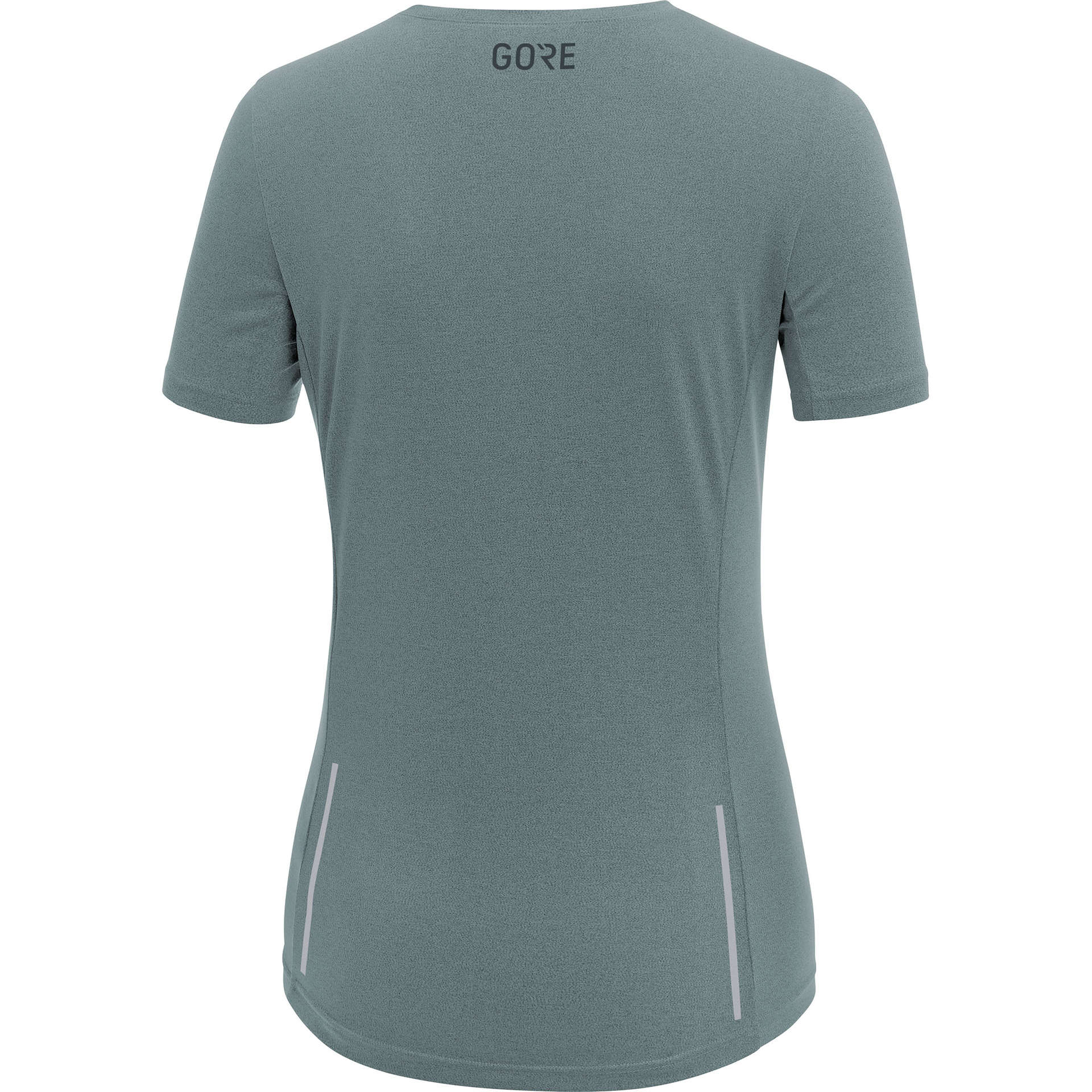 GORE Wear R3 Melange Hardloopshirt Korte Mouwen GrijsBlauw Dames