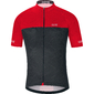 GORE Wear C3 Fietsshirt Korte Mouwen Grijs/Rood Heren