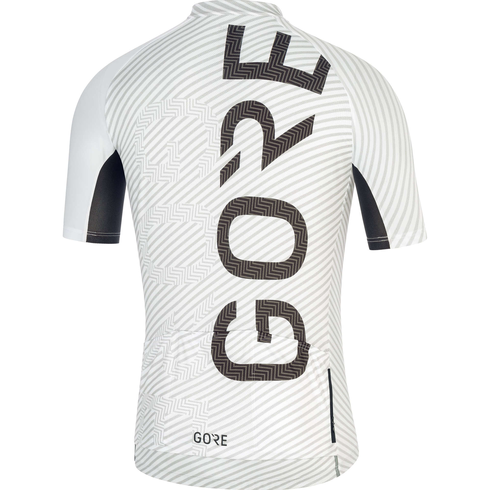 GORE Wear C3 Brand Fietsshirt Korte Mouwen Wit/Zwart Heren