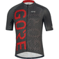 GORE Wear C3 Brand Fietsshirt Korte Mouwen Zwart/Rood Heren