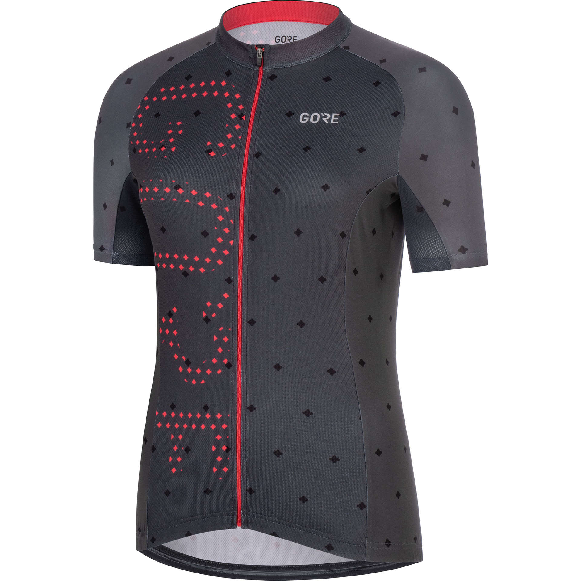 GORE Wear C3 Fietsshirt Korte Mouwen Grijs/Roze Dames