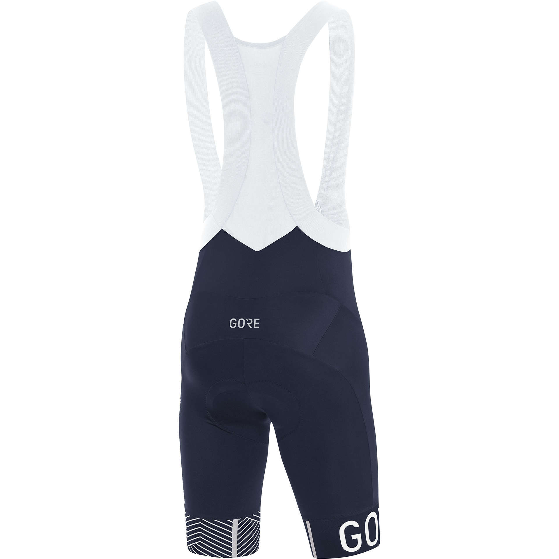 GORE Wear C5 Opti Fietsbroek Kort met Bretels Blauw/Wit Heren