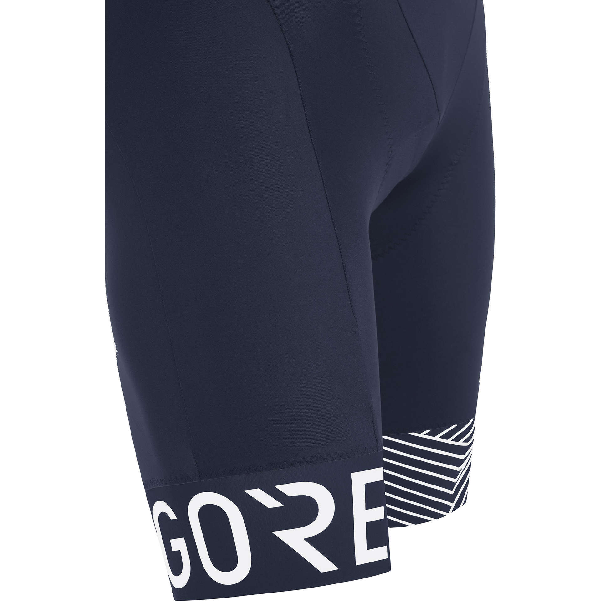 GORE Wear C5 Opti Fietsbroek Kort met Bretels Blauw/Wit Heren