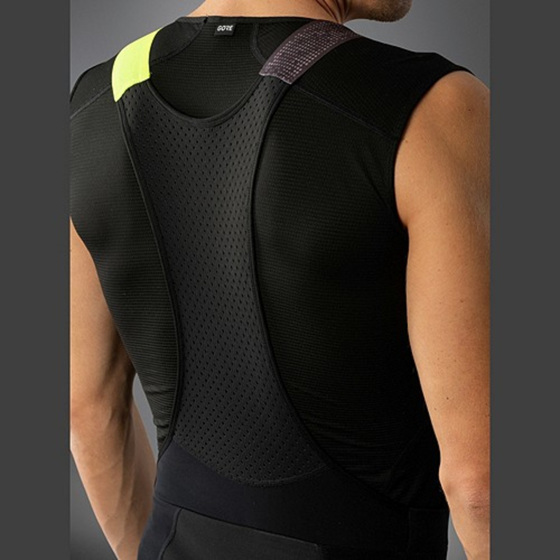 GORE Wear C5 Thermo+ Fietsbroek Lang Met Zeem Zwart/Neon Geel Heren