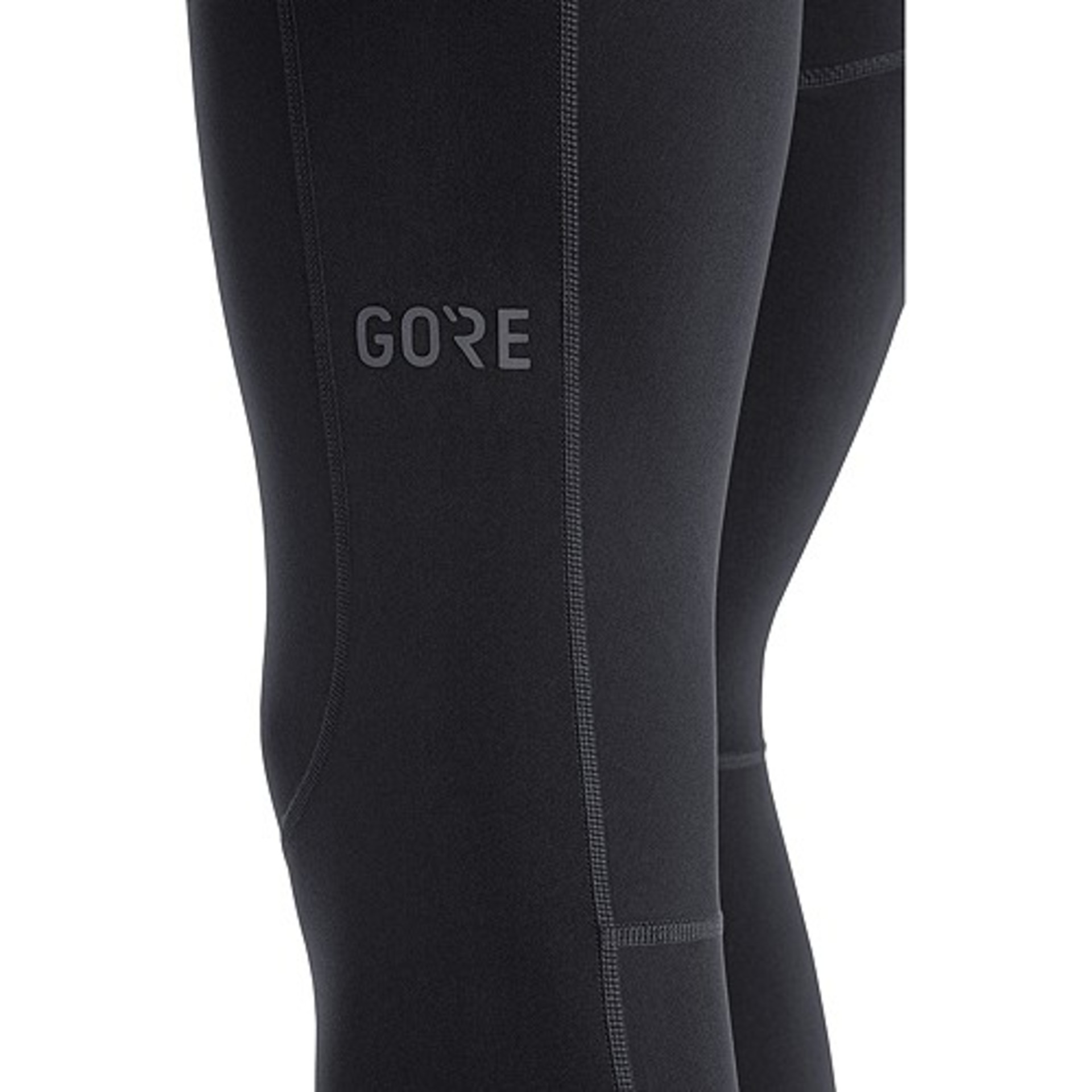 GORE Wear C5 Thermo+ Fietsbroek Lang Met Zeem Zwart/Neon Geel Heren