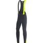 GORE Wear C5 Thermo+ Fietsbroek Lang Met Zeem Zwart/Neon Geel Heren