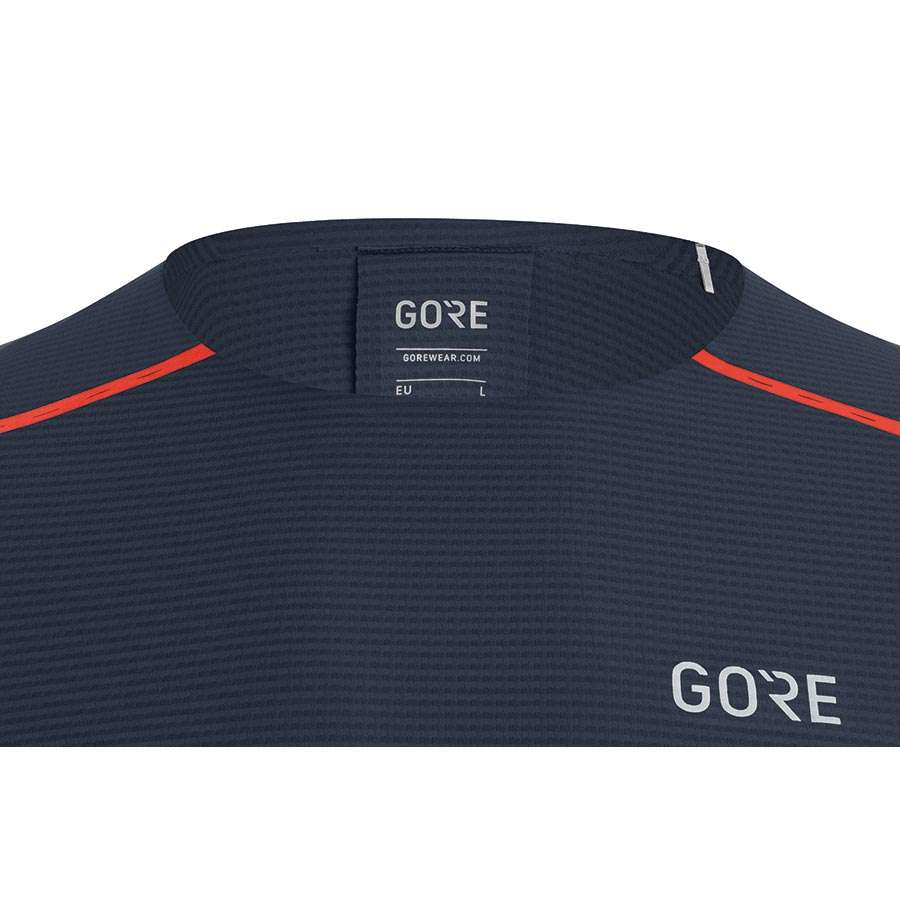 GORE Wear Contest Hardloopshirt Korte Mouwen Zwart/Rood Heren