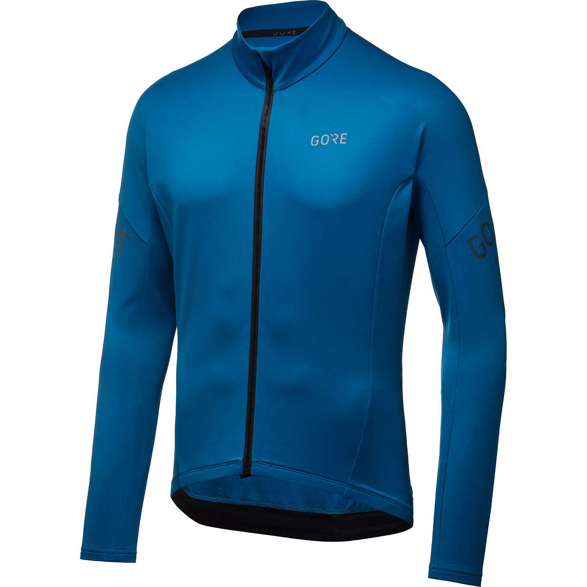 GORE Wear C3 Thermo Fietsshirt Lange Mouwen Blauw/Zwart Heren