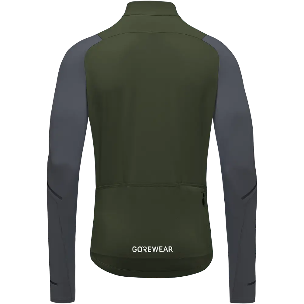 GORE Wear Spinshift Thermo Fietsshirt Lange Mouwen Groen/Grijs Heren