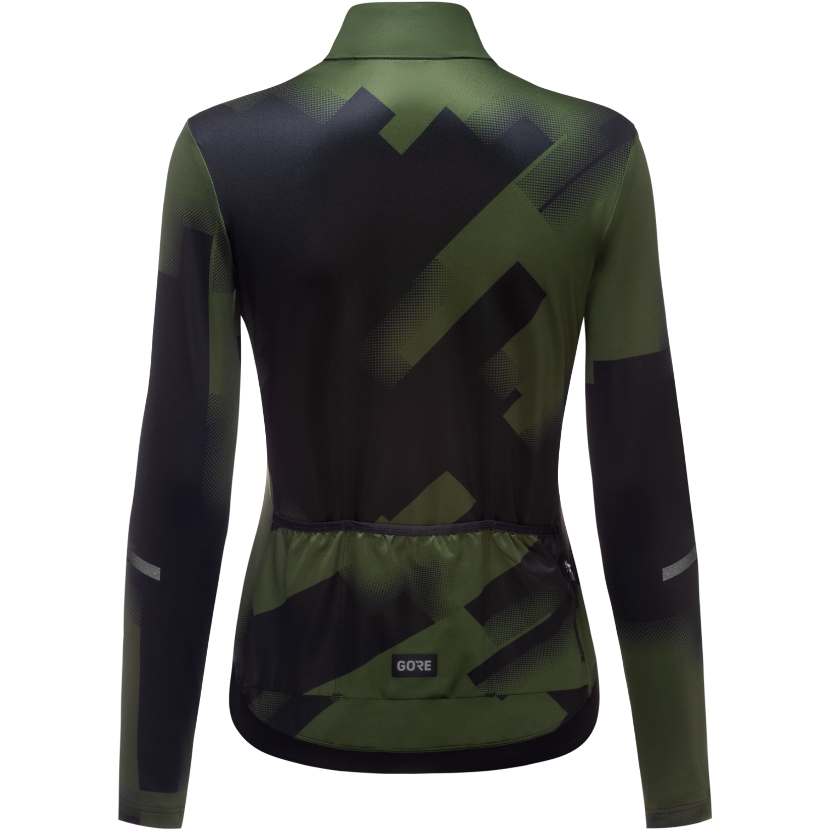 GORE Wear Progress Thermo Fietsshirt Lange Mouwen Zwart/Groen Dames