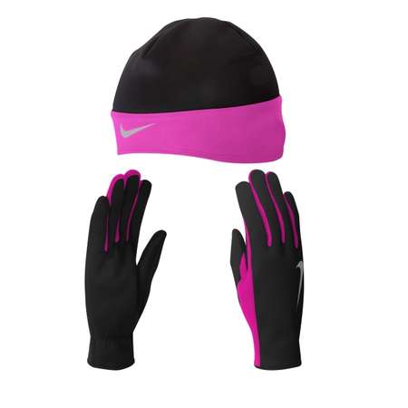 Tot ziens Kalmerend Metropolitan Nike Running Dri-Fit Set Handschoenen met Muts Zwart/Roze Dames koop je bij  Futurumshop.nl