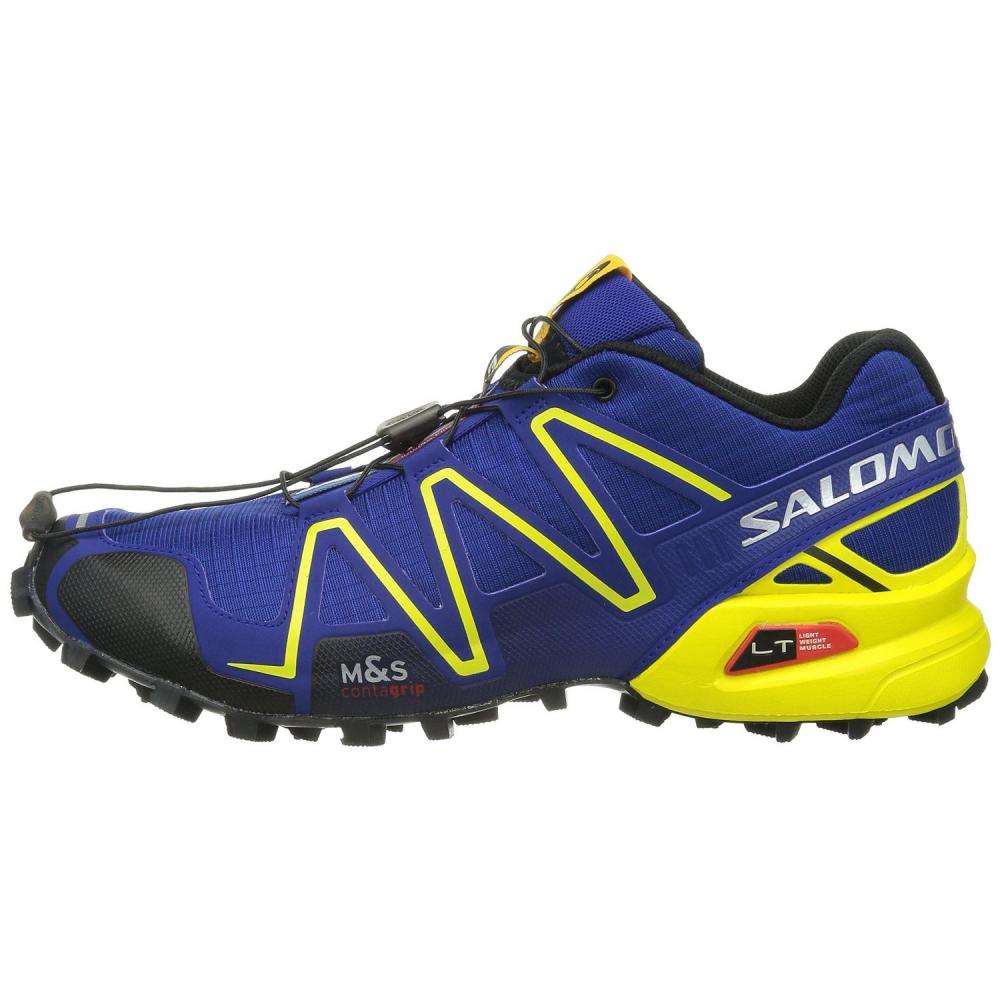 Salomon Speedcross 3 Trail Hardloopschoenen Blauw/Geel/Zwart Heren