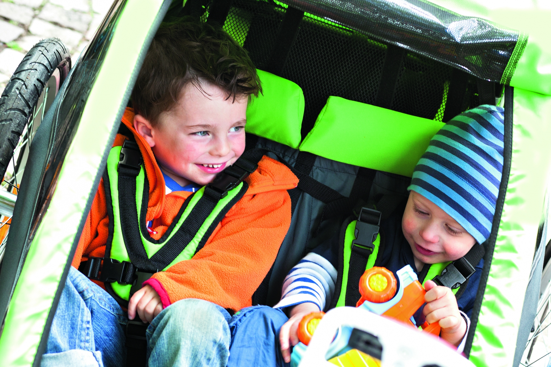 Croozer Kid for 2 Kinderkar Groen 2014