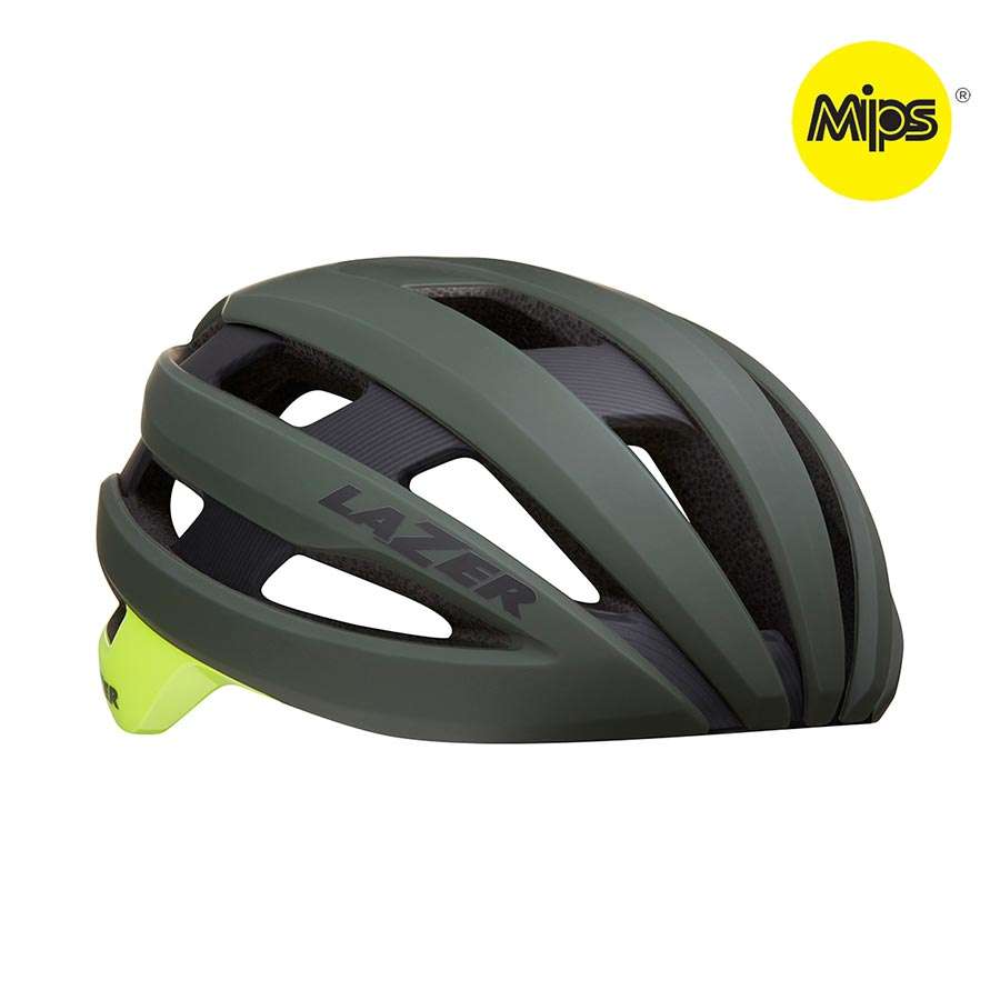 Lazer Sphere MIPS Race Fietshelm Groen/Fluor Geel