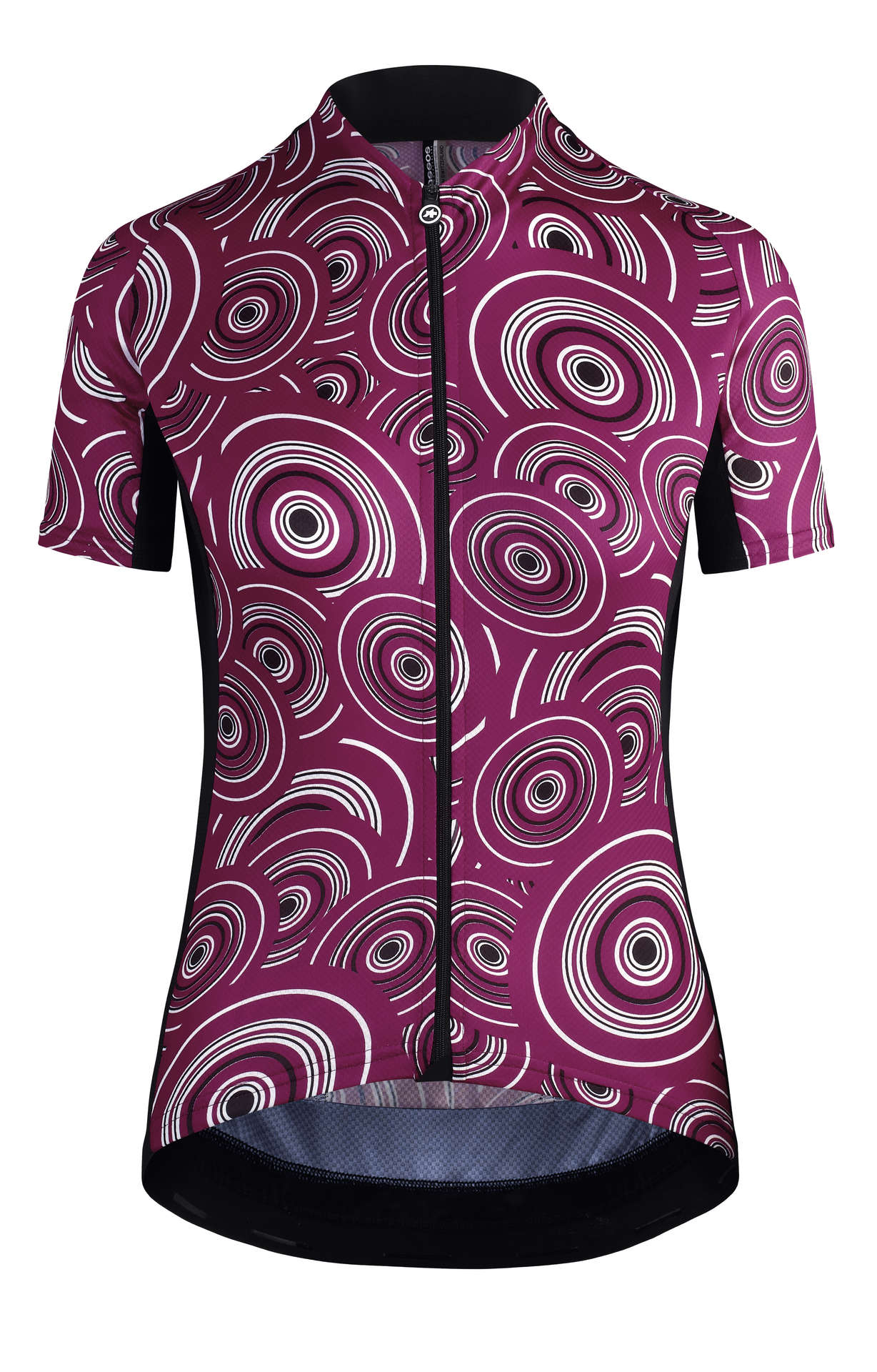 Assos Uma GT Camou Fietsshirt Korte Mouwen Paars/Wit Dames