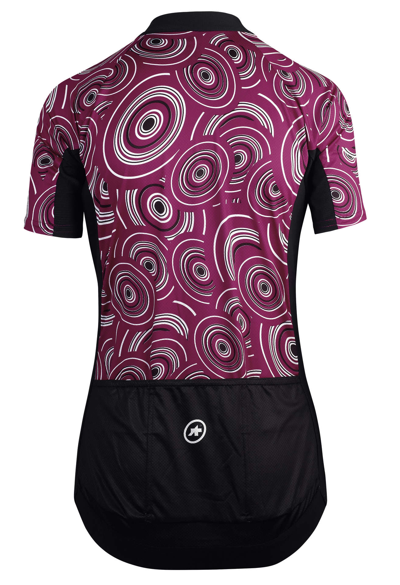 Assos Uma GT Camou Fietsshirt Korte Mouwen Paars/Wit Dames