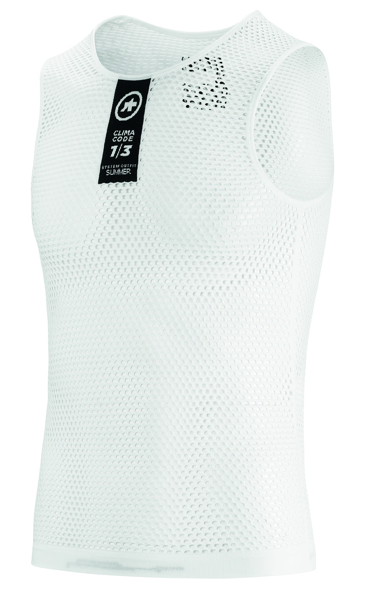 Assos Skinfoil NS Summer Ondershirt Zonder Mouwen Wit