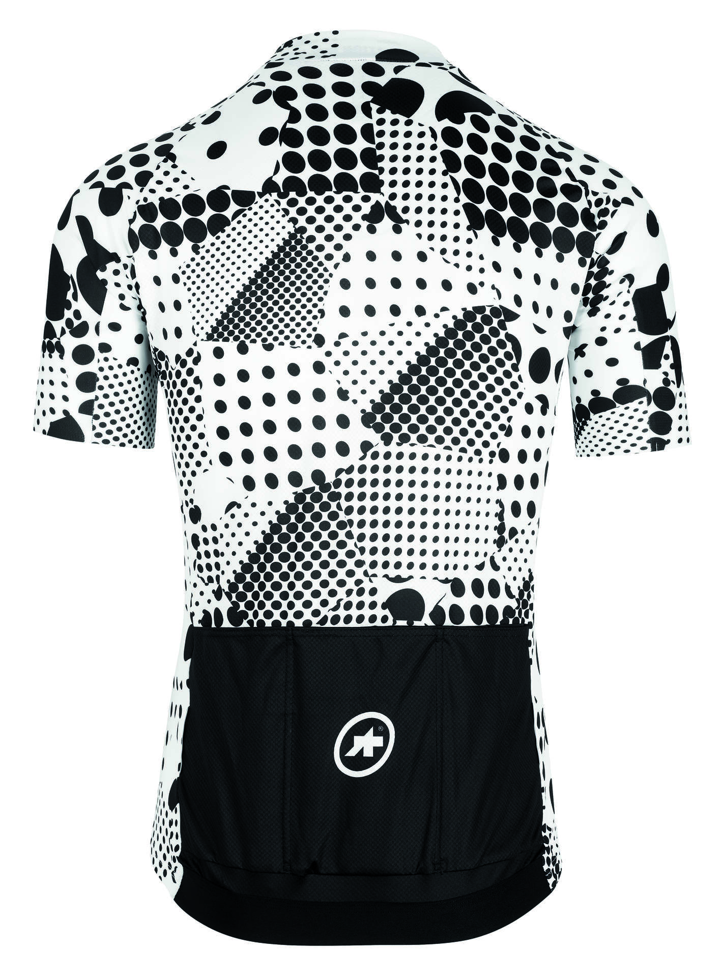 Assos Erlkoenig Fietsshirt Korte Mouwen Zwart/Wit Heren