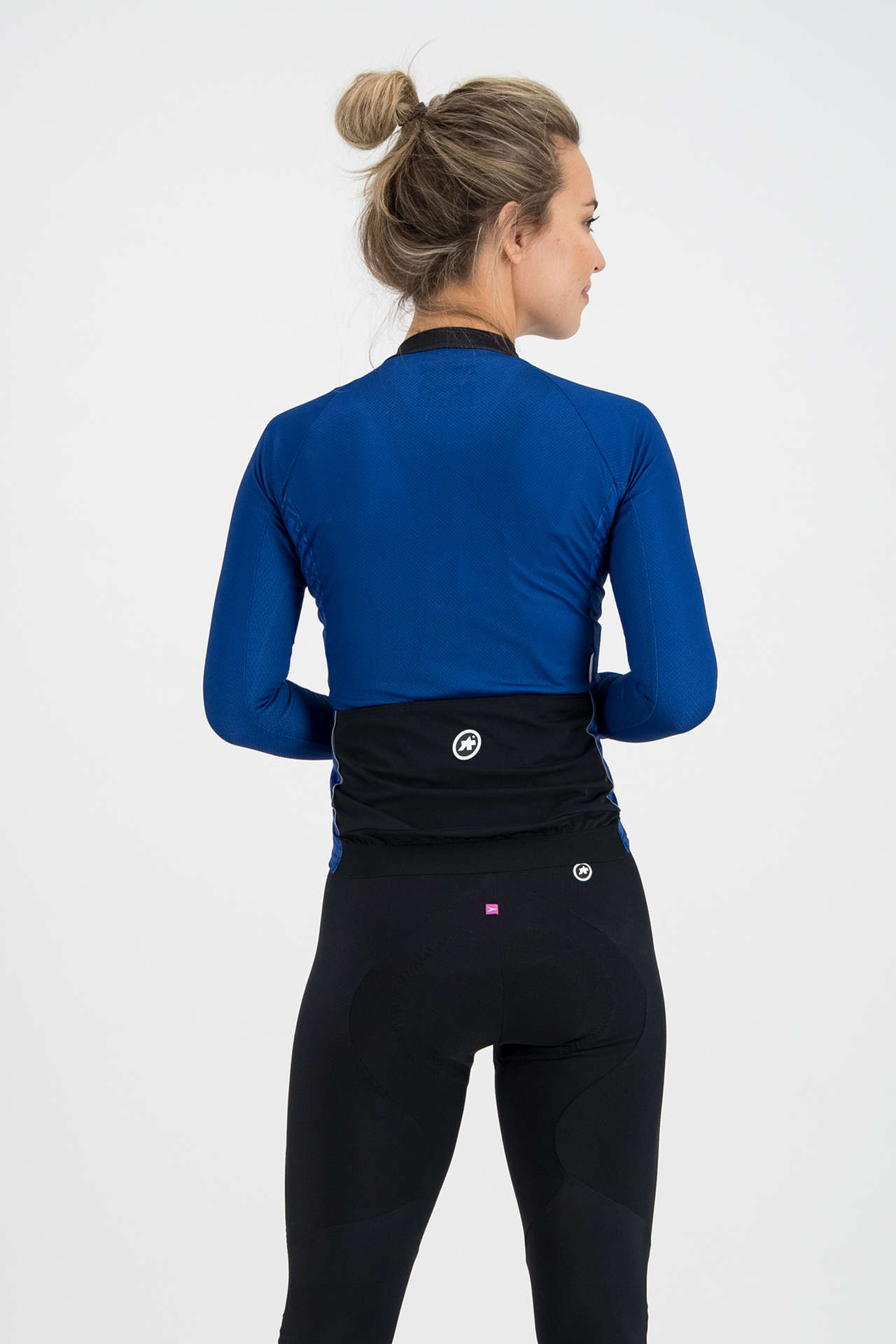 Assos UMA GT Summer Fietsshirt Lange Mouwen Blauw Dames