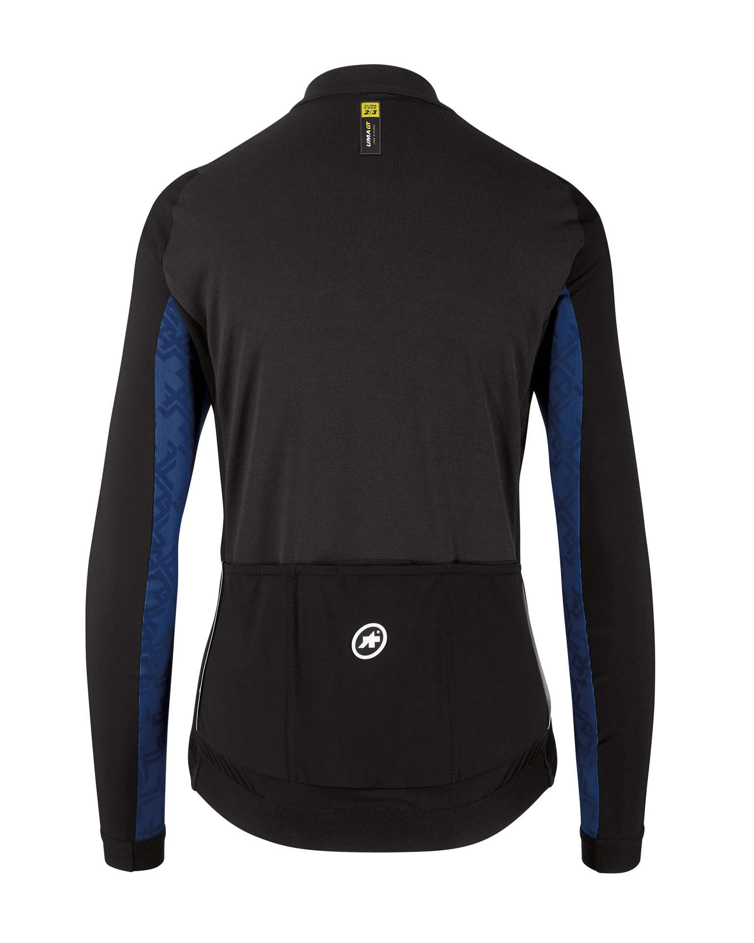 Assos Uma GT Spring Fall Fietsjack Zwart/Blauw Dames