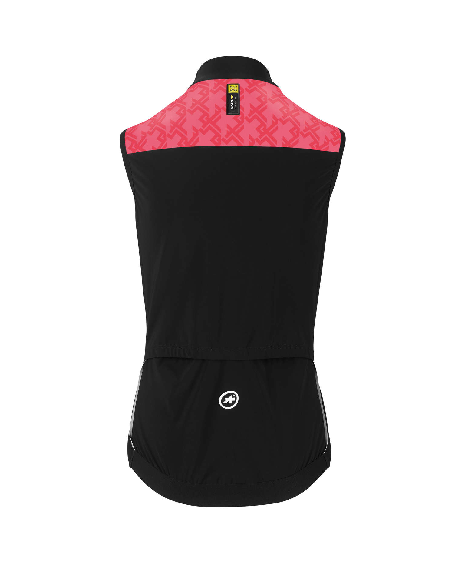 Assos Uma GT Spring Fall Airblock Windvest Roze/Zwart Dames