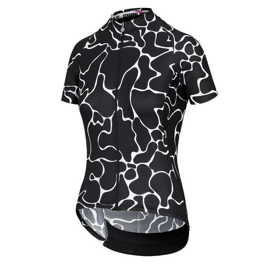 Assos UMA GT Summer Voganski Fietsshirt Korte Mouwen Zwart/Wit Dames