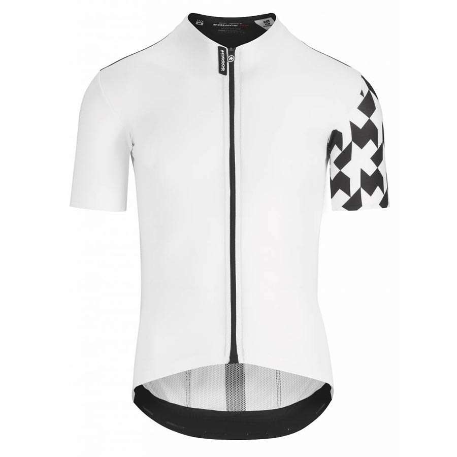 Assos Equipe RS Aero Fietsshirt Korte Mouwen Wit/Zwart Heren