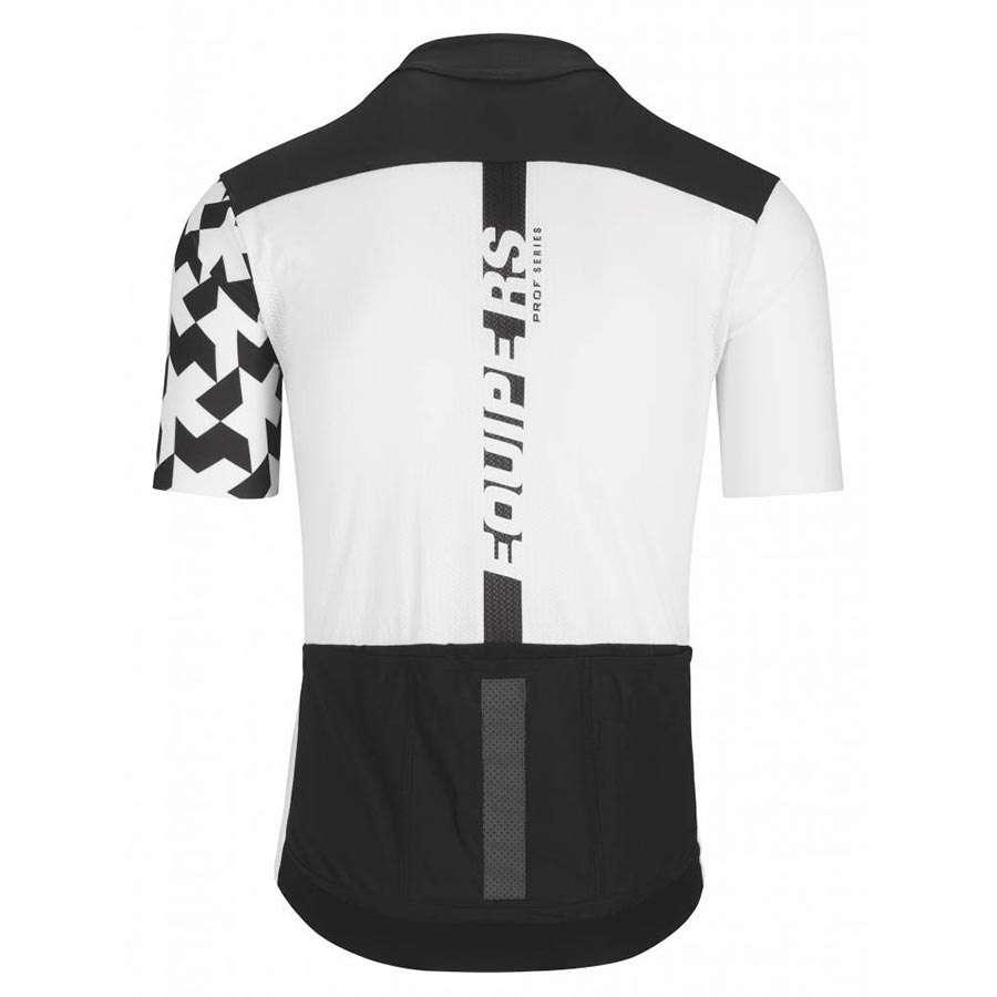 Assos Equipe RS Aero Fietsshirt Korte Mouwen Wit/Zwart Heren