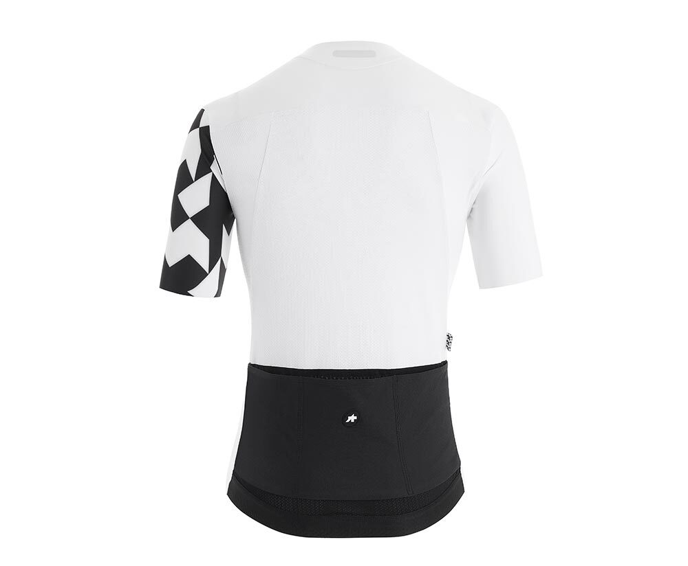 Assos Equipe RS S9 Targa Fietsshirt Korte Mouwen Wit/Zwart Heren