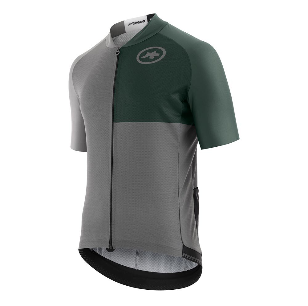 Assos MILLE GT C2 EVO Stahlstern Fietsshirt Korte Mouwen Groen Heren