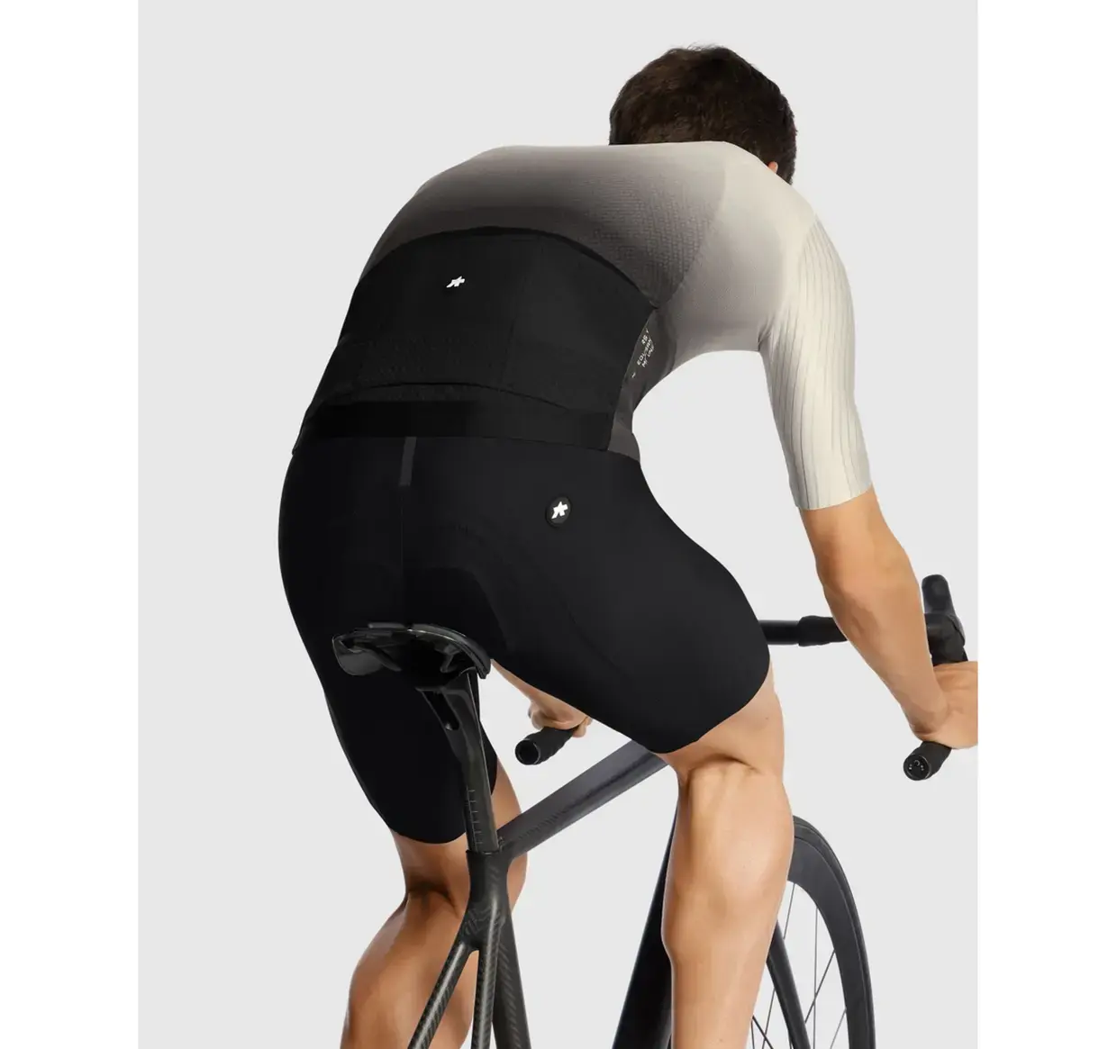 Assos Equipe RS S11 Fietsshirt Korte Mouwen Beige/Zwart Heren