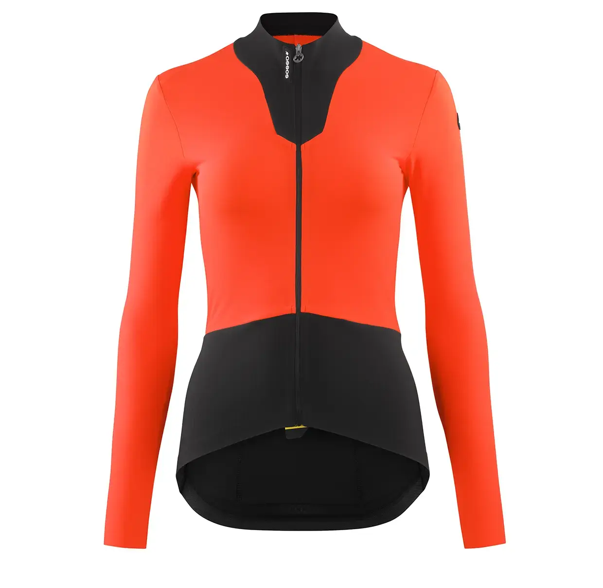 Assos DYORA R Spring Fall S11 Fietsshirt Lange Mouwen Oranje/Zwart Dames