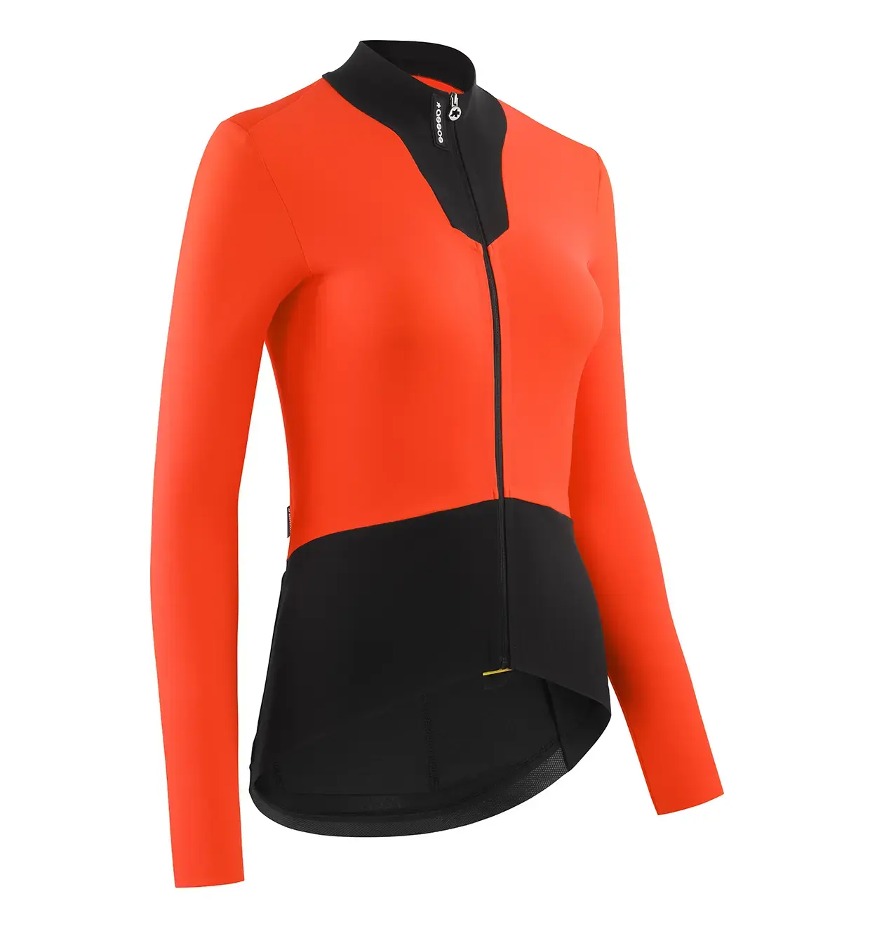 Assos DYORA R Spring Fall S11 Fietsshirt Lange Mouwen Oranje/Zwart Dames