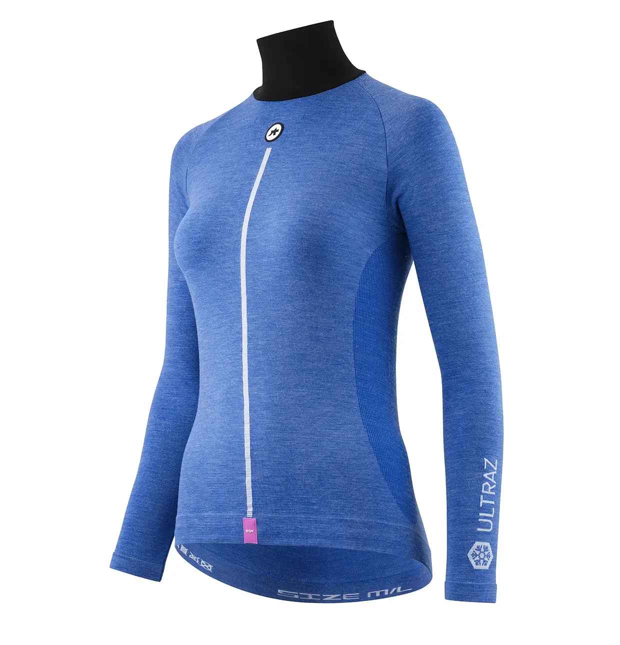 Assos Ultraz Winter LS Skin Layer P1 Thermoshirt Lange Mouwen Blauw Dames