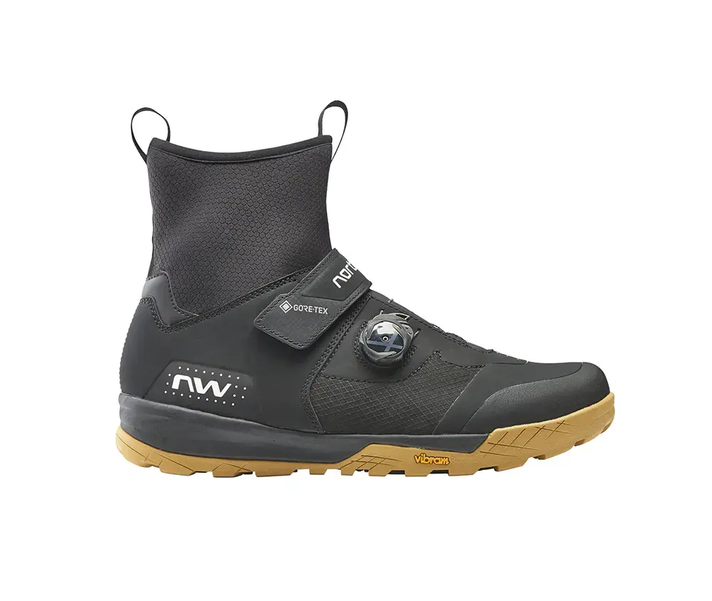 Northwave Kingrock Plus GTX Winter Mountainbikeschoenen Zwart/Geel Heren