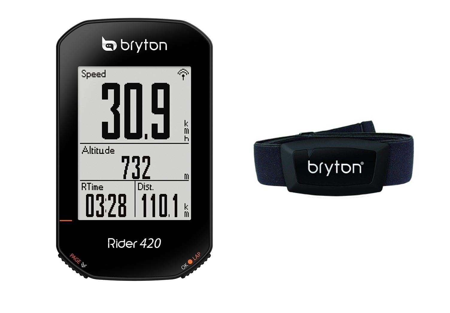 Bryton Rider 420H GPS Fietscomputer met Hartslagmeter koop Futurumshop.nl