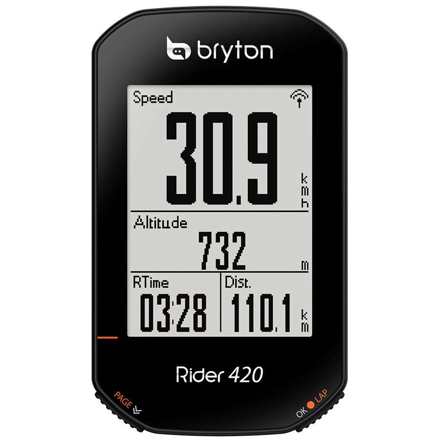 Vaarwel grote Oceaan klok Bryton Rider 420T GPS Fietscomputer met Hartslagmeter en Cadanssensor Zwart  koop je bij Futurumshop.nl