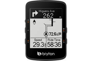 Bryton Rider 450E GPS Fietscomputer Zwart Oranje