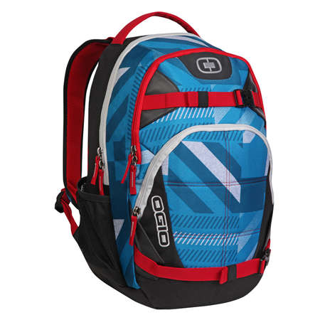 Ogio Rebel Rugzak Blauw Zwart Rood koop je bij Futurumshop